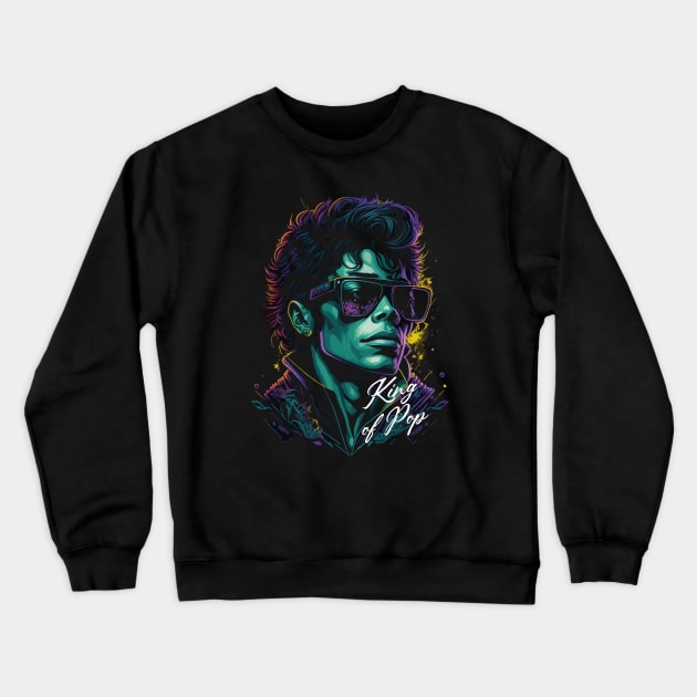 King of Pop Crewneck Sweatshirt by By_Russso